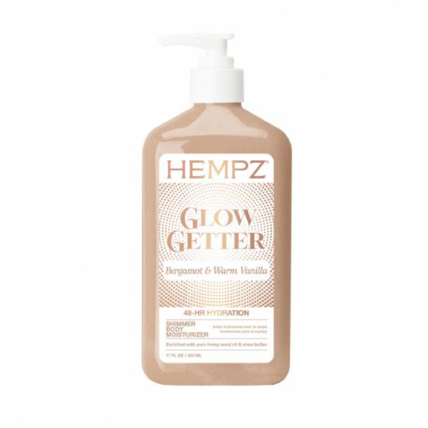 Hempz Glow Getter Moisturizer 17 Fl Oz.