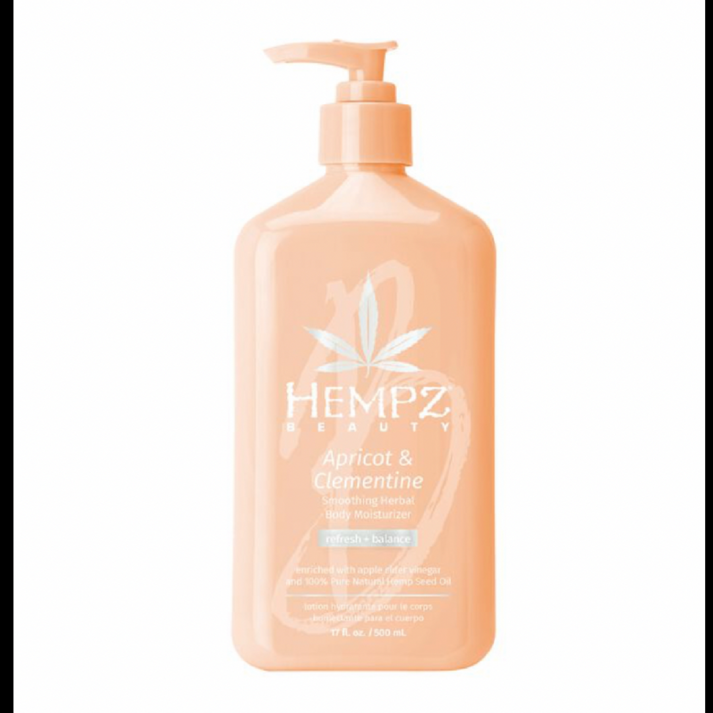 Hempz Apricot & Clementine Herbal Body Moisturizer 17 Fl Oz.